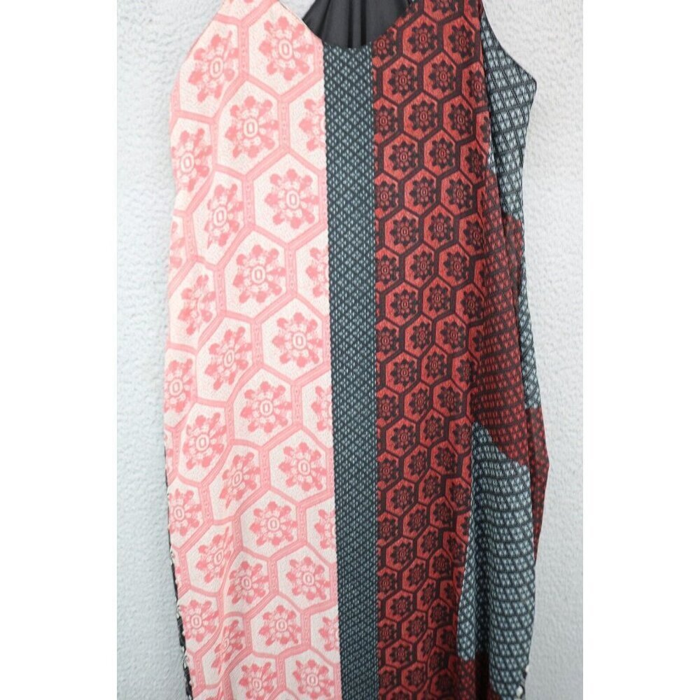 RD Style Maxi Chiffon Mixed Prints Braided Straps Dress-Size Medium-Whimsigoth - Picture 4 of 12